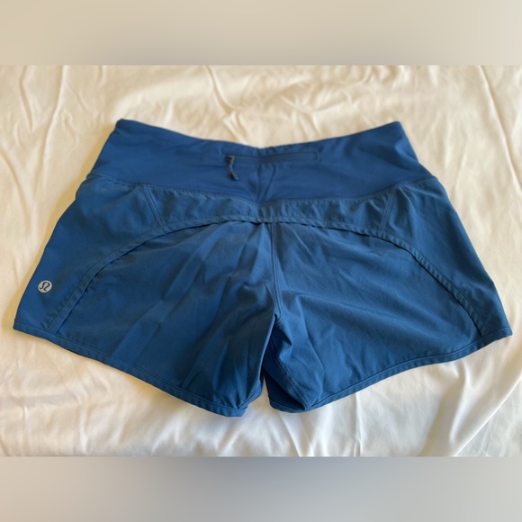 Lululemon Run Times Shorts size 4 Cobalt Blue - Picture 4 of 9